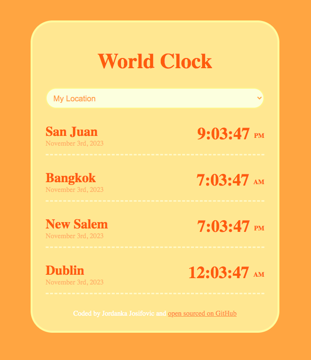 clock app